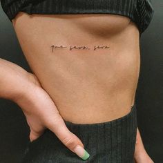 Check out the Latest and trending different types of Small tattoo design ideas here!!! Rib Tattoos For Women, Writing Tattoos, Dainty Tattoos, Subtle Tattoos, Elegant Tattoos, Rib Tattoo