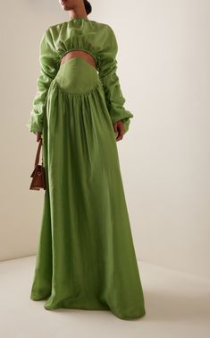 Pado Corset-Embellished Maxi Skirt By Andrea Iyamah | Moda Operandi Andrea Iyamah, Maxi Skirt Set, Mode Inspo, Looks Style, Outfits Casuales, Moda Operandi, Green Dress, Fashion Inspo Outfits, Designer Fashion