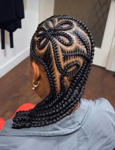 Braided Cornrows For Black Women, Plait Hairstyles For Black Women, Black Hair Plaits, Plait Back Cornrows Braids, Braids Cornrows Black Women, Short Feed In Braids, Ashanti Braids, Feed In Braids With Designs, Unique Braid Styles