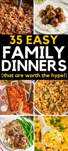 25 easy family dinners that are worth the hype