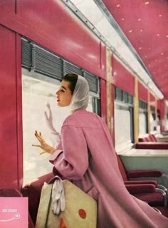 Chronically Vintage Barbara Mullen, Lillian Bassman, Tout Rose, I Believe In Pink, Pink Coat, Tickled Pink, American Fashion