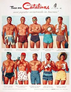 . Catalina Swimwear, Men Pose, Ball Games, Men's Swimwear