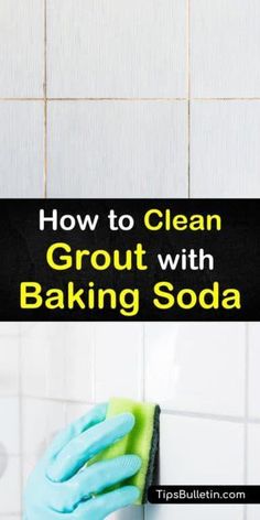 how to clean grout with baking soda