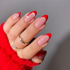 Red Nail, Cute Acrylic Nails