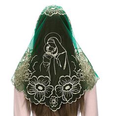 Size : 120*60cm Color : as picture show Craft : embroidery by rayon thread . Wide Application: This triangle christian scarf veil is pretty suitable for Catholic churches, chapels, masses, pilgrimages, baptisms, weddings, funerals, parties, daily wear, and it can also be a perfect gift for your family members or friends on Mother's Day, Valentine's Day, Thanksgiving Day, Birthdays. TariffDelivery detailsFeedbackReturn /RefundContact us Tariff Paying tax is the duty of every citizen, buyer need to responsible for the all of taxes. Due to the tax problem, buyer refuse to receive the goods, buyer need to Responsible for freight out and home. Delivery details 1.   Delivery time: We send by China Post Air Mail in Default.  (20-60 days for different cournties, Brazil sometimes needs 90days). We Scarf Veil, Chapel Veil Catholic, Embroidered Veil, Scarf Black And White, Lace Mantilla, Catholic Churches, Chapel Veil, Christian Gifts For Women, Vintage Ysl