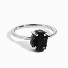 About This Ring
The Raw Crystal Ring - Petite Black Obsidian shows us that simplicity is anything but boring. The rich hues of the authentic, untreated Moon Magic Black Obsidian radiate resilience in a chic prong setting.  
So perfect, you'll never want to take it off. Details
- Authentic Moon Magic Raw Black Obsidian- Stone Length: 0.24" - 0.39" (6 -10mm)- Stone Width: 0.20" - 0.31" (5 - 8mm)- Cut: Raw & untreated - Gem authenticity approved by GIA Spiritual Black Jewelry For Promise, Black Promise Ring With Polished Finish, Silver Obsidian Jewelry For Healing, Black Gemstone Rings For Healing, Spiritual Black Jewelry With Large Stone, Spiritual Black Rings, Black Spiritual Rings With Gemstone, Black Spiritual Gemstone Rings, Black Spiritual Ring Jewelry