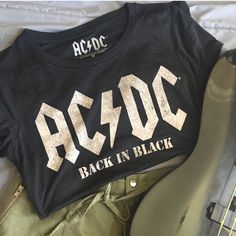 Never Worn Tee. I Love Acdc And I Thought I’d Love This But Didn’t, And I Just Neglected To Return It! It’s Really Cute Still, Just Not My Favorite Style Of Tee. It’s Also A Bit On The Sheer/Heathered Side, So If You’re Brave, It Would Be Really Cute With A Black Bra Or Bralette Under. Sleeves Come Cuffed. Great For A Concert Or Casual Wear. The Sleves Are Pre-Rolled A Bit! Measurements On Request. Get A Better Deal By Bundling With Other Items From My Closet! Spring Rock Style Crew Neck T-shirt, Letter Print Top For Fall Music Festival, Letter Print Tops For Fall Music Festival, Spring Band Merch Tops With Band Logo, Spring Band Logo Merch Tops, Black T-shirt For Fall Music Festival, Spring Band Logo Tops, Black Tops With Letter Print For Music Festival, Black Letter Print Tops For Music Festival