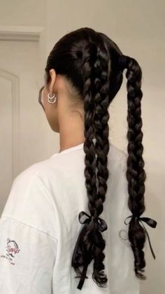 Barista Hairstyles Starbucks, Cute Summer Hairstyles For Long Hair, Hairstyles For Bed Sleep Night, Ocean Hairstyles, Hairstyles To Sleep In, Bed Hairstyles, Hairstyles For Hot Days, Mexico Braids, Mexican Braids