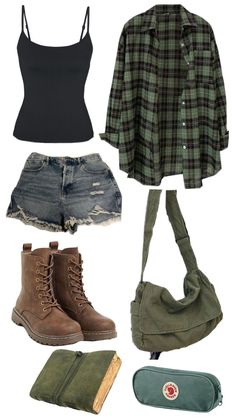 Clothes For Women Grunge, Simple Grunge Outfits For School, Combat Training Outfit, Female Mechanic Outfit, Tumbler Grunge Outfits, Katniss Everdeen Style, Coastal Gothic Outfits, Trifthing Aesthetic Outfit, Fear Street Outfits