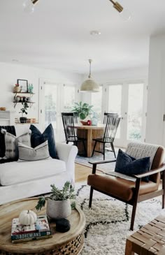 the living room is clean and ready for guests to come home with their favorite things