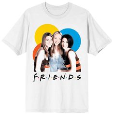 Join Rachel, Monica and the gang with this men's Friends tee. Join Rachel, Monica and the gang with this men's Friends tee. Crewneck Short sleevesFABRIC & CARE Cotton Machine wash Imported Size: XL. Color: White. Gender: male. Age Group: adult. Pattern: Graphic. Material: Cotton Blend. Friends Tv Show Rachel, Phoebe And Monica, Tv Show Logos, Apple Watch Bands Fashion, Favorite Tv Characters, Friends Episodes, Friend Logo, Friends Tee, White Tshirt Men