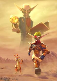 Jak And Daxter 2, Jax And Daxter, Playstation Characters, Heroes United, Game Posters