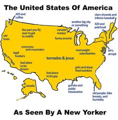 the united states of america as seen by a new yorker