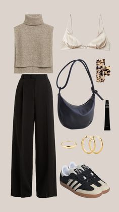 #vibes #outfitinspo #outfit #autumnoutfit #adidassambas #chic Design Conference Outfit, Cute Work Fits, Office Fits, Shoes Dresses, Issa Vibe, Mode Kimono, Work Fits, College Fits, Winter Mode