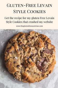 the gluten - free leviian style cookies recipe is shown in this article