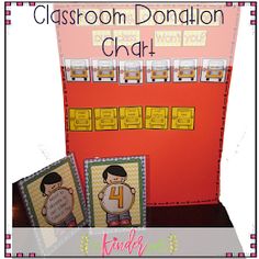 a classroom donation card with pictures of children