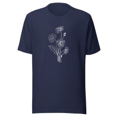 Welcome to the "Bouquet of Sunflowers, Black and White Outline" T-shirt! This stylish and artsy tee is perfect for any occasion. Whether you're looking for a unique gift for a special someone or just want to add a little something extra to your wardrobe, this T-shirt is sure to make a statement.The Bouquet of Sunflowers, Black and White Outline T-shirt is perfect for any season. In the spring, the bright yellow sunflowers will bring a bit of sunshine to your wardrobe. In the summer, the daisy-li Sunflower Black And White, Black And White Outline, Artsy Design, Black And White T Shirts, Yellow Sunflowers, Yellow Tees, Yellow Sunflower, Heather White, Prism Color