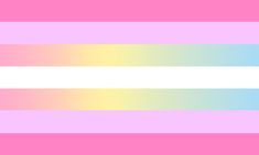 a pink, blue and yellow striped background