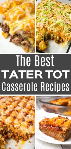 the best tater tot casserole recipes