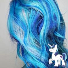 Cyan Hair, Mlp Hair, Sonico Chan, Hair Inspired, Blue Core, My Little Pony Twilight, Equestria Girl