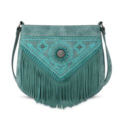 Side Purses, Fringe Crossbody Bag, Best Purses, Fringe Top, Blue Purse, Cow Girl, Womens Crossbody Bag