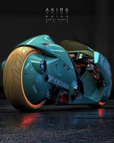 an artistic rendering of a futuristic motorcycle