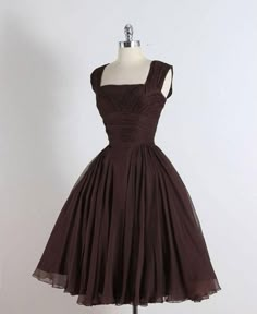 unique chiffon Retro short prom dress, evening dress Prom Dresses Brown, Brown Homecoming Dresses, Tulle Prom Dress Short, 18th Birthday Outfit, Hot Prom Dress, Dresses Brown, Short Formal Dress, Short Prom Dresses, Evening Dresses Short