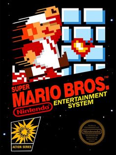 an old video game with mario bros on the cover