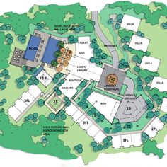 the site plan for an upcoming community park