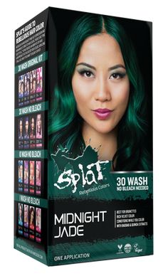 Dark Green Hair Dye, Midnight Hair, Dark Green Hair, Green Hair Dye