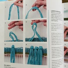 instructions on how to crochet for beginners with pictures showing the steps in knitting