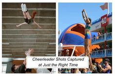 cheerleader shots captured at the right time