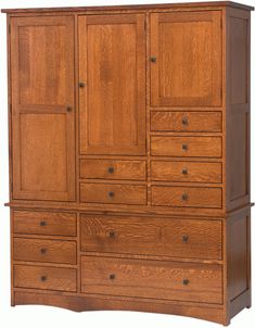 a large wooden cabinet with many drawers