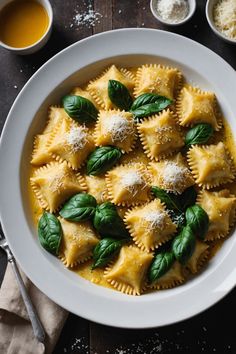 A photo of a  Ravioli which is a type of Homemade pasta Best Homemade Pasta Dough, Easy Homemade Ravioli, Best Homemade Pasta, Handmade Pasta Recipe, Ravioli Recipe Homemade, Making Homemade Pasta, Ravioli Recipes