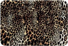 a brown and black animal print area rug