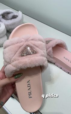 Prada 2022, 2022 Shoes, Fluffy Shoes, Shoes Aesthetic, Pretty Sandals, Shoes Ideas, Hype Shoes