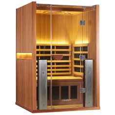 Clearlight Sanctuary™ 2 Full Spectrum Two Person Infrared Sauna – Purely Relaxation Clearlight Sauna, Best Infrared Sauna, Home Infrared Sauna, Sauna Health Benefits, Infrared Sauna Benefits, Sauna Benefits, Traditional Saunas, Massage Chairs, Infrared Heater