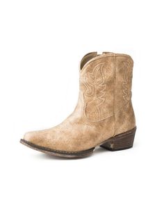 PRICES MAY VARY. 100% synthetic made in usa or imported fabric lining pull on closure beautiful color- super cute 5 inch short fashion cowgirl boot with textile heel styling. Cheap Western Cowboy Boots For Spring, Wedding Cowgirl Boots Short, Cowboy Boots Women Casual, Cowboy Booties Outfit, Short Western Boots, Short Cowgirl Boots, Fashion Cowgirl, Country Shoes, Ankle Cowboy Boots