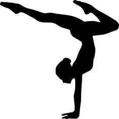 a person doing a handstand in the air