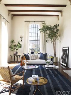 the living room is clean and ready for guests to use it as a focal point