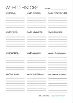 the quick character creator worksheet is shown in black and white, with text on it