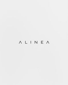 the word alinea is written in black on a white background with minimal lines