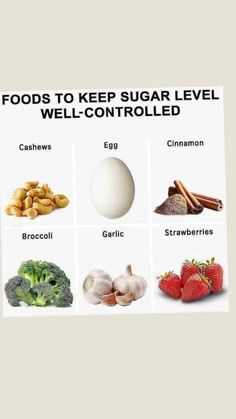 ⏩1.Cashew  • Cashews are lower in fat as compared to other nuts. Over 75 percent of the fat in cashews is oleic acid, which is also known to be a heart-healthy mono-unsaturated fat. Moreover, cashews are responsible for lowering blood sugar levels.  • .  • ⏩2. EGGThe American Diabetes Association considers eggs an excellent choice for people with diabetes. That’s primarily because one large egg contains about half a gram of carbohydrates, so it’s thought that they aren’t going to raise your blood sugar.  • .  • ⏩3. CINNAMON one group of scientists compared the antioxidant content of 26 different herbs and spices and concluded that cinnamon had the second highest amount of antioxidants among them (after cloves) (3Trusted Source).  • Antioxidants are important because they help the body r Whole Food Diet, A Course In Miracles