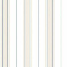 a white and blue striped wallpaper with vertical lines on the opposite side of it