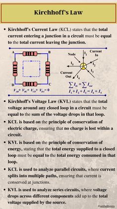 an electric circuit diagram with the current voltages and current voltages in parallel to each other