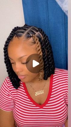 Boho Braids Twist, Dreadlock Crochet Hairstyles, Cornrow Bob Braids Hairstyles, Invisible Locs Bob, Invisible Locs Hairstyle, Crochet Cornrows, Locs Bob, Havana Twist Hairstyles, Invisible Locs