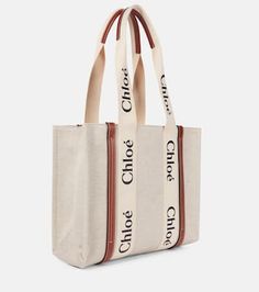 € 735 Neutral Bags, Neutral Bag, Felt Tote, Medium Tote, Chloe Bag, Dark Brown Leather, Cute Bags, Net A Porter, Canvas Tote