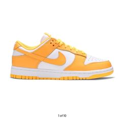 Orange - Yellow Dunk Lows , Size 7.5 Women’s On Stockx Sold Out Everywhere #Nikedunk #Nikedunklow Wmns Dunk Low, Orange Color Combinations, Most Comfortable Sneakers, Dunks Nike, Nike Air Vapormax, Comfortable Sneakers, Nike Air Max 97, Nike Dunk Low, Nike Cortez Sneaker