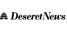 the desert news logo on a white background