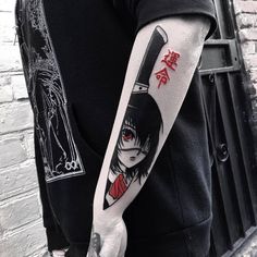 Arlo Tattoo, Inspiration Tattoos, Horror Tattoo, Badass Tattoos, Dark Tattoo, Dream Tattoos, Anime Tattoos, Blackwork Tattoo